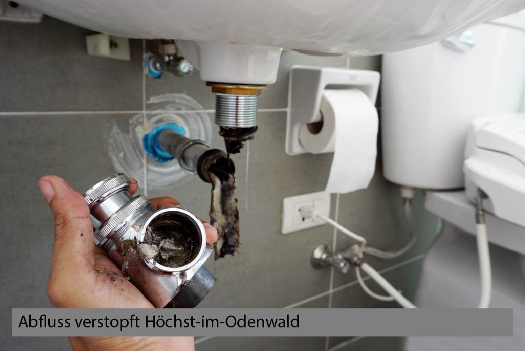 Abfluss verstopft Höchst-im-Odenwald